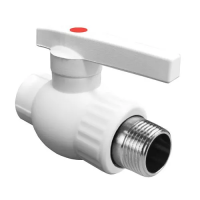 Кран шаровой комбинированный НР 20х1/2 (60/15) (Valfex) БЕЛЫЙ "ВАЛФ-РУС"