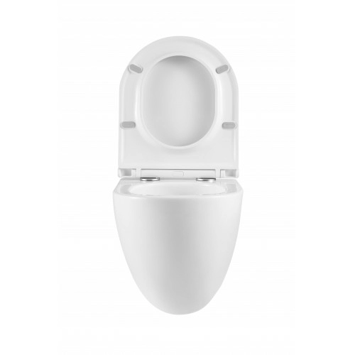 Подвесной унитаз безободковый Terminus Аврора 495х360 белый