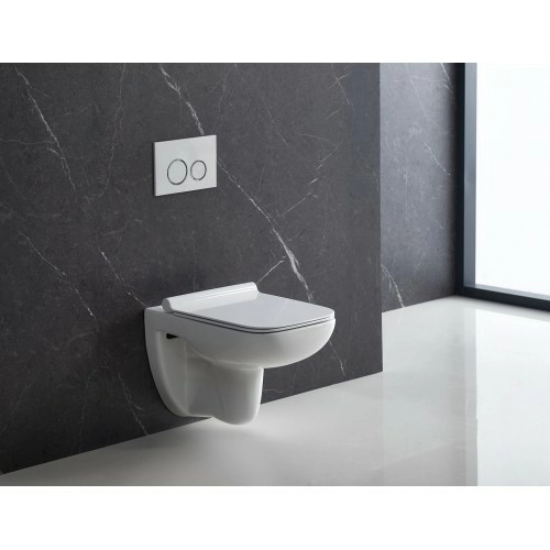 Подвесной унитаз Terminus Ното 550х350 белый