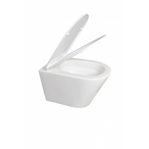 Подвесной унитаз безободковый Terminus Классик 540х365 белый