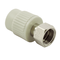 Муфта с накидной гайкой 20 х 1/2" (150/30) (Valfex) СЕРАЯ