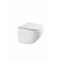 Подвесной унитаз безободковый Terminus Аврора 495х360 белый