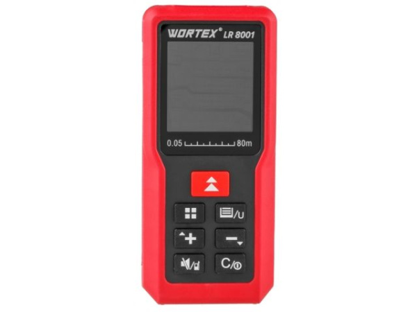 Дальномер лазерный WORTEX LR 8001 в кор. (0.05 - 80 м, +/- 2 мм/м,)