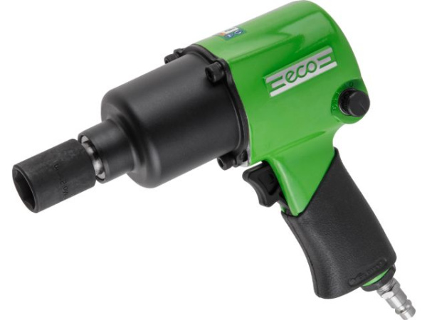 Пневмогайковерт 1/2" ECO AIW-742S (742 Нм, Ударный мех-м: twin hammer, 218 л/мин, 7500 об/мин, Макс. резьба: М16)