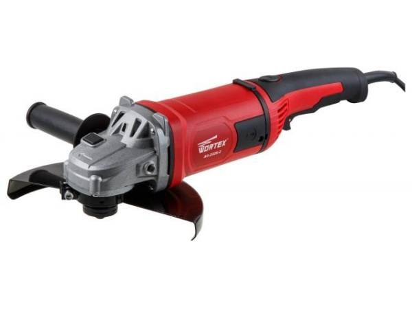 Двуручная углошлифмашина WORTEX AG 2326-2 в кор. 2100 Вт, 230 мм, 6500 об/мин. (Плавный пуск, поворотная рукоятка)