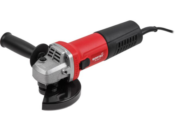 Одноручная углошлифмашина WORTEX LX AG 1207-7 в кор. 750 Вт, 125 мм, 11 000 об/мин. (шариковый подшипник, блокировка шпинделя)