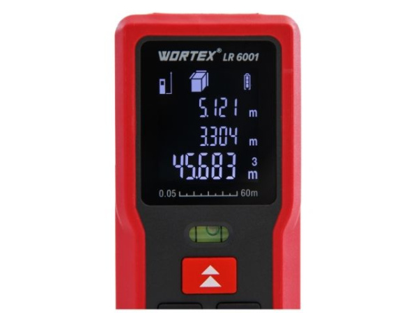 Дальномер лазерный WORTEX LR 6001 в кор. (0.05 - 60 м, +/- 2 мм/м,)