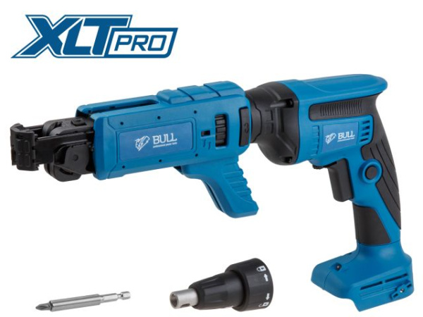 Аккум. ленточный шуруповерт BULL CAS 1844 в кор. SOLO БЕСЩЕТ., 18 В, 4400 об/мин, 57 мм (Саморезы до 57 мм)