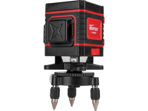 Нивелир лазерный WORTEX LL 0330-1 в чем. + аксессуары 3х360°, до 25 м, +/- 0.3 мм/м, зеленый (резьба 1/4")