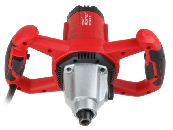 Миксер строительный WORTEX MX 1416 D (1600 Вт, 2 скор., зажим резьба M14, насадка для смешивания 140 мм,)