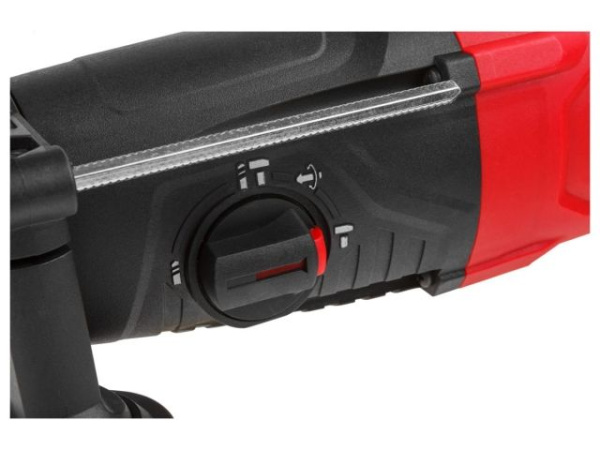 Перфоратор WORTEX RH 2629 в чем. + (2 зубила, 3 сверла) 800 Вт, 3.0 Дж, 26 мм, 4 режима, SDS-plus, Б (вес 3.1 кг)