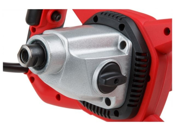 Миксер строительный WORTEX MX 1416 D (1600 Вт, 2 скор., зажим резьба M14, насадка для смешивания 140 мм,)