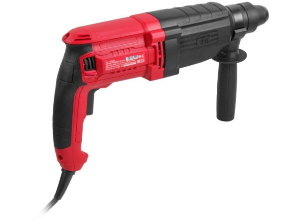 Перфоратор WORTEX RH 2831 в чем. + (2 зубила, 3 сверла) 850 Вт, 3.0 Дж, 3 реж., SDS-plus, Vario-Lock (850 Вт, 3.0 Дж, 3 реж., патрон SDS-plus, вес 3.2 кг)