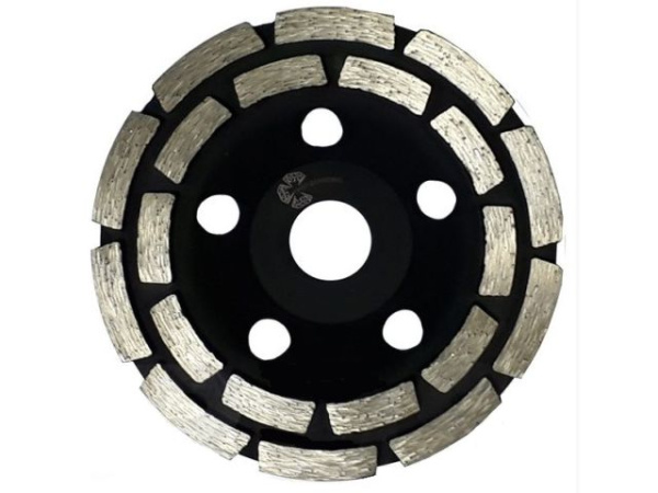 Алмазная чашка d 125мм сегментная двухрядная TRIO DIAMOND (бетон / гранит / натуральный камень / искусственный камень) (Trio-Diamond)