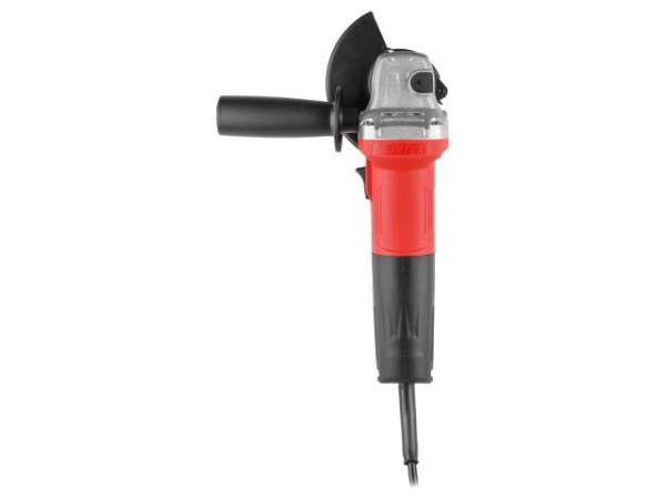 Одноручная углошлифмашина WORTEX AG 1209 в кор. 900 Вт, 125 мм, 11 000 об/мин (Пылезащита, шариковые подшипники, тонкая рукоятка 52 мм)