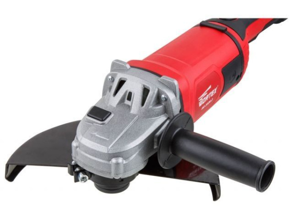 Двуручная углошлифмашина WORTEX AG 2326-2 в кор. 2100 Вт, 230 мм, 6500 об/мин. (Плавный пуск, поворотная рукоятка)