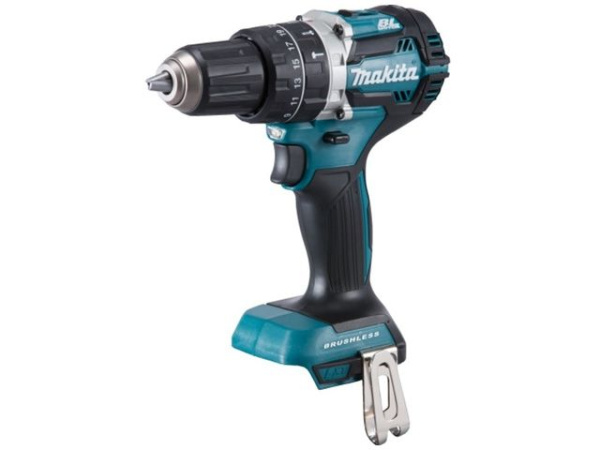 Аккум. ударная дрель-шуруповерт MAKITA DHP 484 Z в кор. (18.0 В, БЕЗ АККУМУЛЯТОРА, 2 скор., 54 Нм, шурупы до 10 мм, сверление в металле до 13 мм)