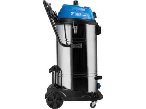 Пылесос BULL AS 6501 + аксессуары 2x1200 Вт, 70 л, 6м кабель, 5м шланг, HEPA (класс: L, очистка: мануальная, автовключение, розетка 2000 Вт - один двигатель, 1000 Вт - два двигат)
