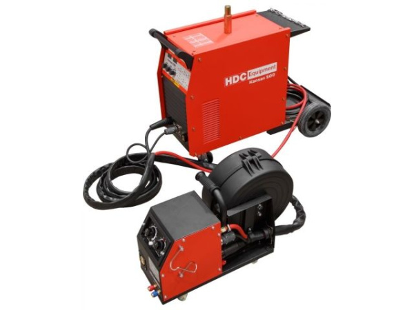Полуавтомат сварочный HDC Kansas 500 (380В, MIG/FLUX/MMA, евроразъем, синергетич. режим)