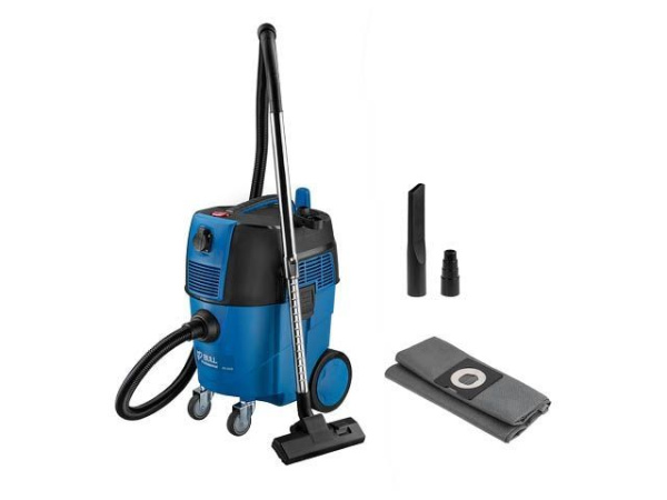 Пылесос BULL AS 3002 + аксессуары 1600 Вт, 30 л, 6м кабель, 3м шланг, HEPA, автомат. (класс: L, очистка: автоматическая, автовключение, розетка 2000 Вт)