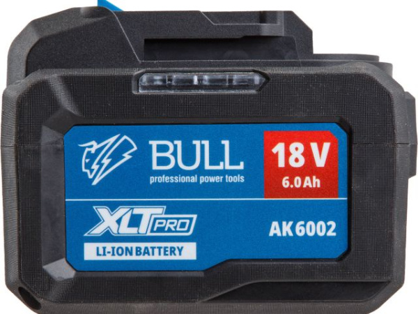Аккумулятор BULL AK 6002 18.0 В, 6.0 А/ч, Li-Ion XLTpro (18 В, 6 А*ч, Li-ion)