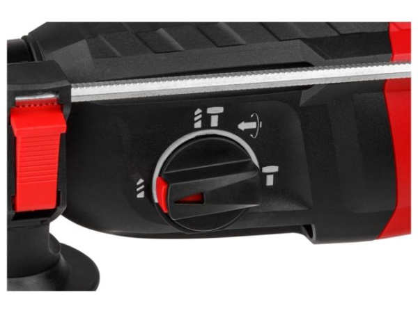 Перфоратор WORTEX RH 2829 в чем. + (2 зубила, 3 сверла) 900 Вт, 3.2 Дж, 28 мм, 4 режима, SDS-plus, Б (вес 3.4 кг)