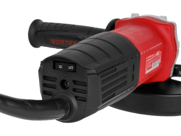 Одноручная углошлифмашина WORTEX LX AG 1211-2 в кор. 1100 Вт, 125 мм, 5500-11000 об/мин, рег. об. (шариковый подшипник, лабиринтное уплотнение, пылеза