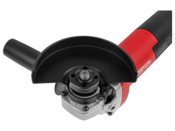 Одноручная углошлифмашина WORTEX AG 1213-4 в кор. 1200 Вт, 125 мм, 5200-11000 об/мин (рег. об., пылезащита, шариковые подшипники, 5 отрезных кругов в 