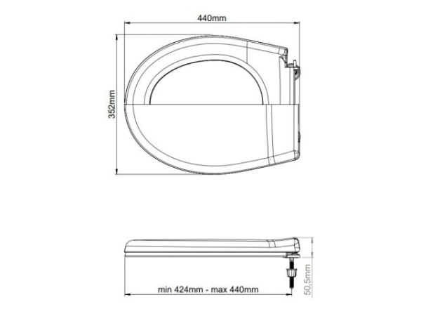Сиденье для унитаза Альфа, AV Engineering