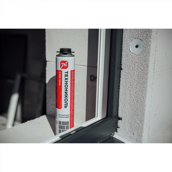 Клей-пена ТЕХНОНИКОЛЬ для газобетонных блоков и кладки