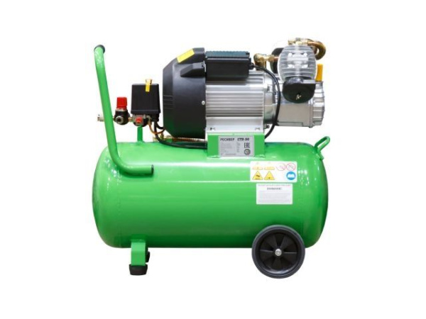 Компрессор ECO AE-502-3 коаксиальный (440 л/мин, 8 атм, коаксиальный, масляный, ресив. 50 л, 220 В, 2.20 кВт)