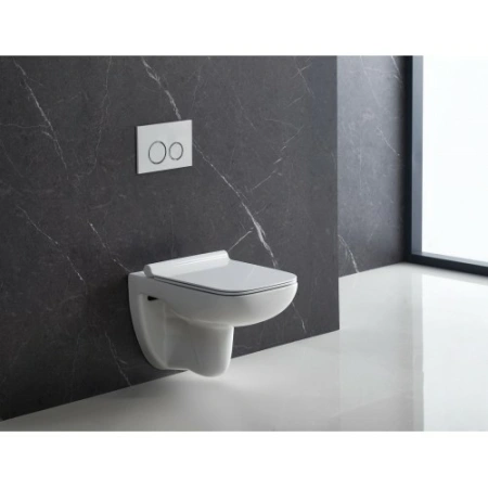 Подвесной унитаз Terminus Ното 550х350 белый