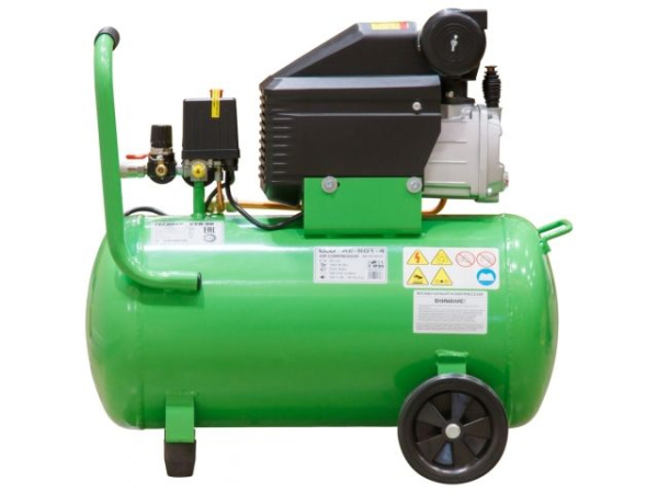 Компрессор ECO AE-501-4 коаксиальный (260 л/мин, 8 атм, коаксиальный, масляный, ресив. 50 л, 220 В, 1.80 кВт)