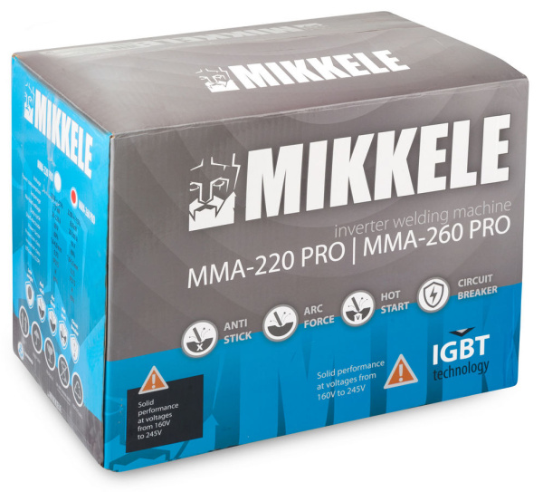 Инвертор сварочный MMA-220 PRO MIKKELE