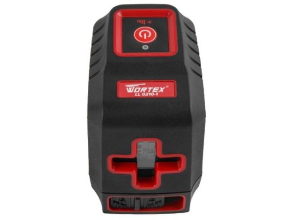 Нивелир лазерный WORTEX LL 0210-1 со штативом в кор. 2х130°, до 15 м, +/- 0.3 мм/м, красный (резьба 1/4", штатив 1 м в комплекте)
