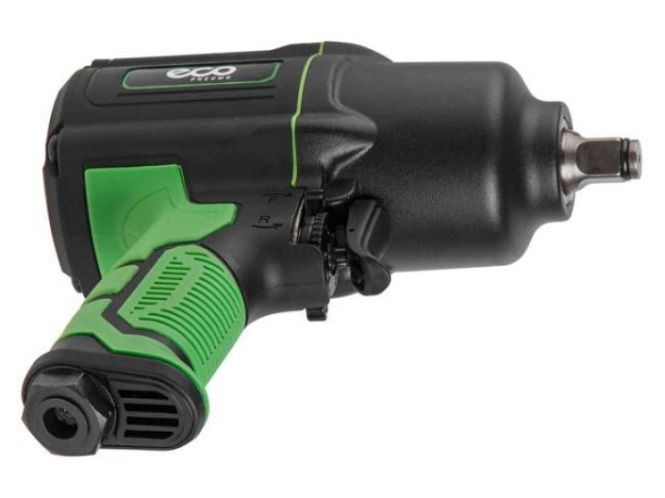 Пневмогайковерт 1/2" ECO AIW-1500S (1300/1700 Нм (закр./откр.), 3 ступени крут.мом., twin hammer, 7000 об/мин, композитный корпус)