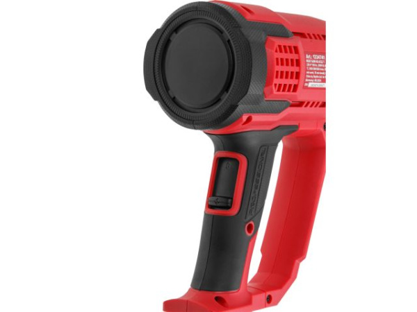 Термовоздуходувка WORTEX HG 6122 T в кор. + набор сопл 2000 Вт, 3 режима., 60-600 °С (ступенчатая. рег., 300, 500 л/мин)