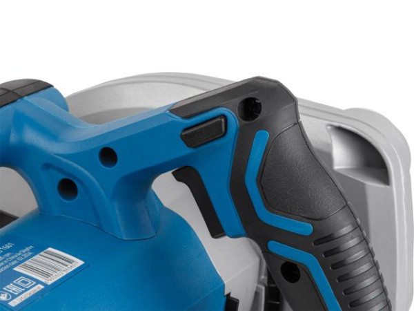 Циркулярная пила BULL KS 1601 в кор.  1300 Вт, 165х20 мм, до 55 мм (Литая алюминиевая платформа, 6000 об/мин)