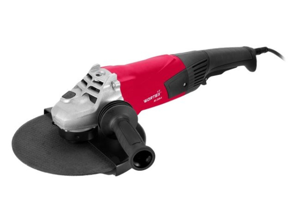 Двуручная углошлифмашина WORTEX LX AG 2326-4 в кор. (2000 Вт, 6500 об/мин, плав.пуск, поворот.рукоятка)