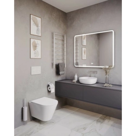 Подвесной унитаз безободковый Terminus Классик 540х365 белый