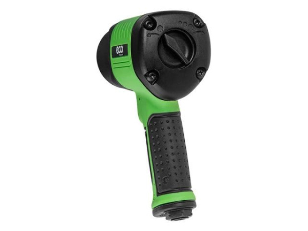 Пневмогайковерт 1/2" ECO AIW-980S (950/1200 Нм (закр./откр.), 3 ступени крут.мом., twin hammer, 7500 об/мин, композитн. корпус)