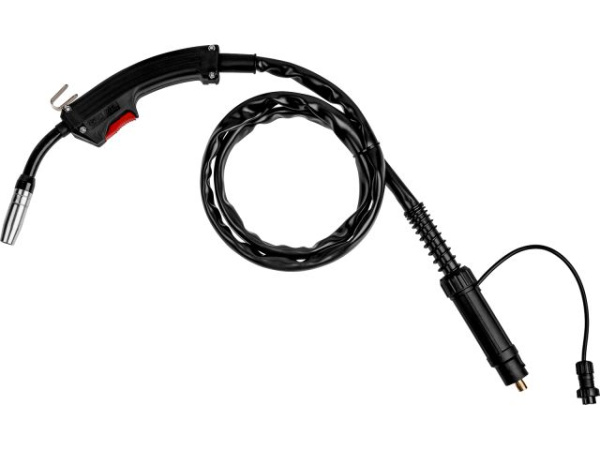 Горелка сварочная F180 (2м, 180А, FLUX) SOLARIS (180 A, FLUX (без газа), ПВ - 60%, 0,6 - 1,0 мм, 2 метра)