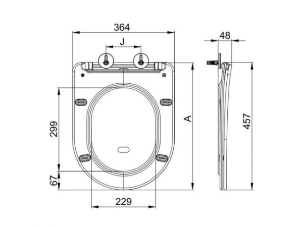 Сиденье для унитаза AV Engineering, COMFORT X2