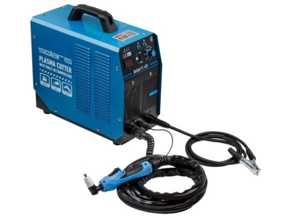 Плазморез Solaris AirCut PC-400 (220 В, 15-40 А, Высоковольтный поджиг, встроен.компрессор, термозащита, плавный запуск)