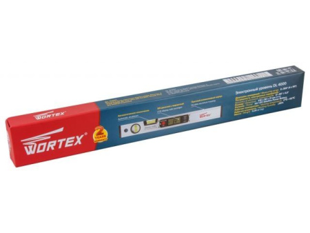 Уровень электронный WORTEX DL 4000 4х90, погр.: 0,1 мм, 400 мм