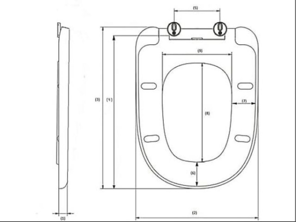 Сиденье для унитаза AV Engineering, GRAND