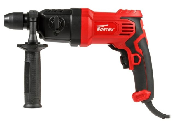 Перфоратор WORTEX RH 2427 в кор. + набор буров 700 Вт, 1.5 Дж, 18 мм (2 реж., патрон SDS-plus)