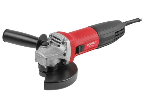 Одноручная углошлифмашина WORTEX AG 1207-5 в кор. 720 Вт, 125 мм, 10 000 об/мин (Пылезащита двигателя и подшипника, 5 отрезных кругов в ПОДАРОК!)