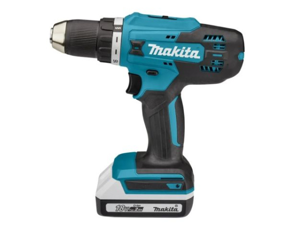 Аккум. ударная дрель-шуруповерт MAKITA G-seria HP488D006 в чем. (18.0 В, 2 акк., 2.0 А/ч Li-Ion, 2 скор., 42 Нм, шурупы до 36 мм, сверление в металле до 13 мм)