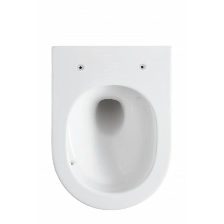 Подвесной унитаз безободковый Terminus Аврора 495х360 белый